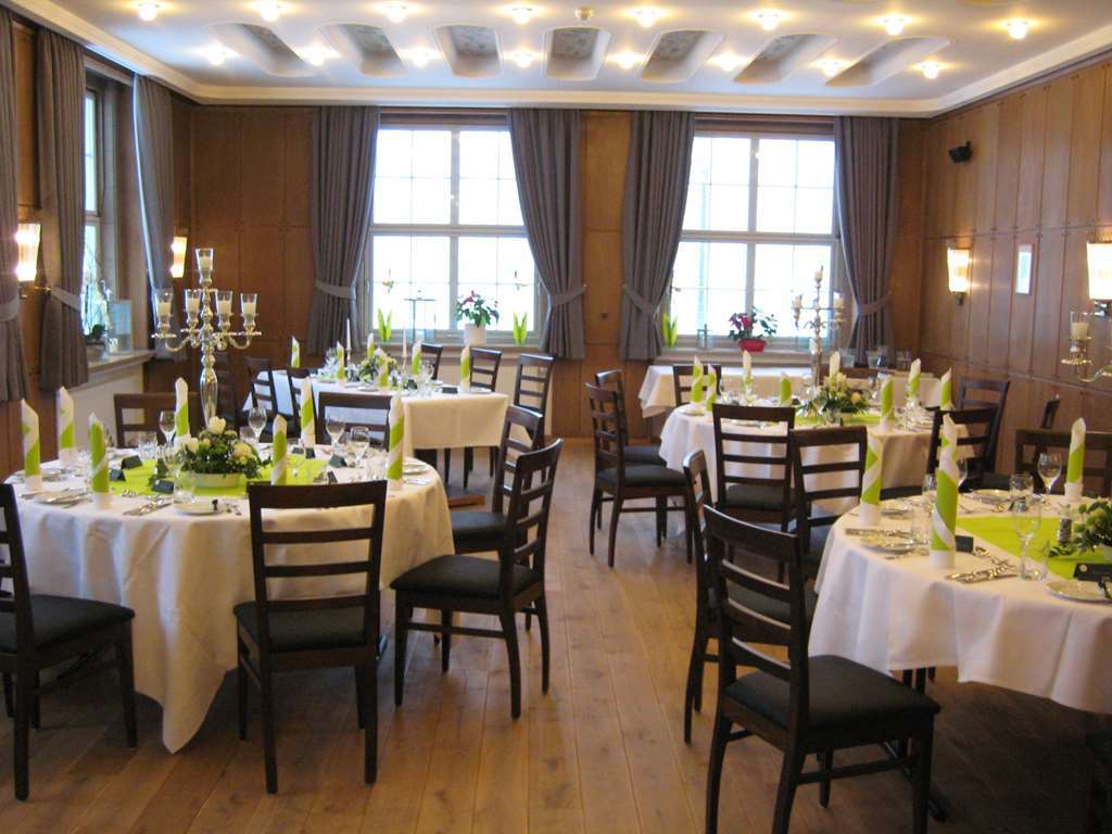 Akzent Brauerei Hotel Hirsch Ottobeuren Étterem fotó