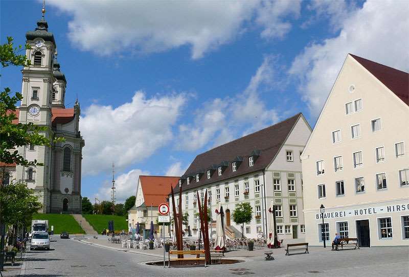 Akzent Brauerei Hotel Hirsch Ottobeuren Kültér fotó