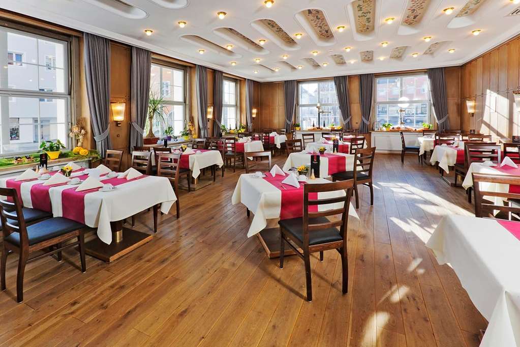 Akzent Brauerei Hotel Hirsch Ottobeuren Étterem fotó