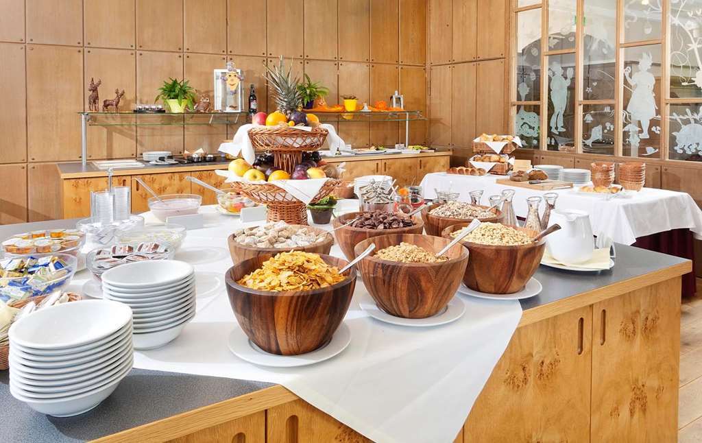 Akzent Brauerei Hotel Hirsch Ottobeuren Étterem fotó
